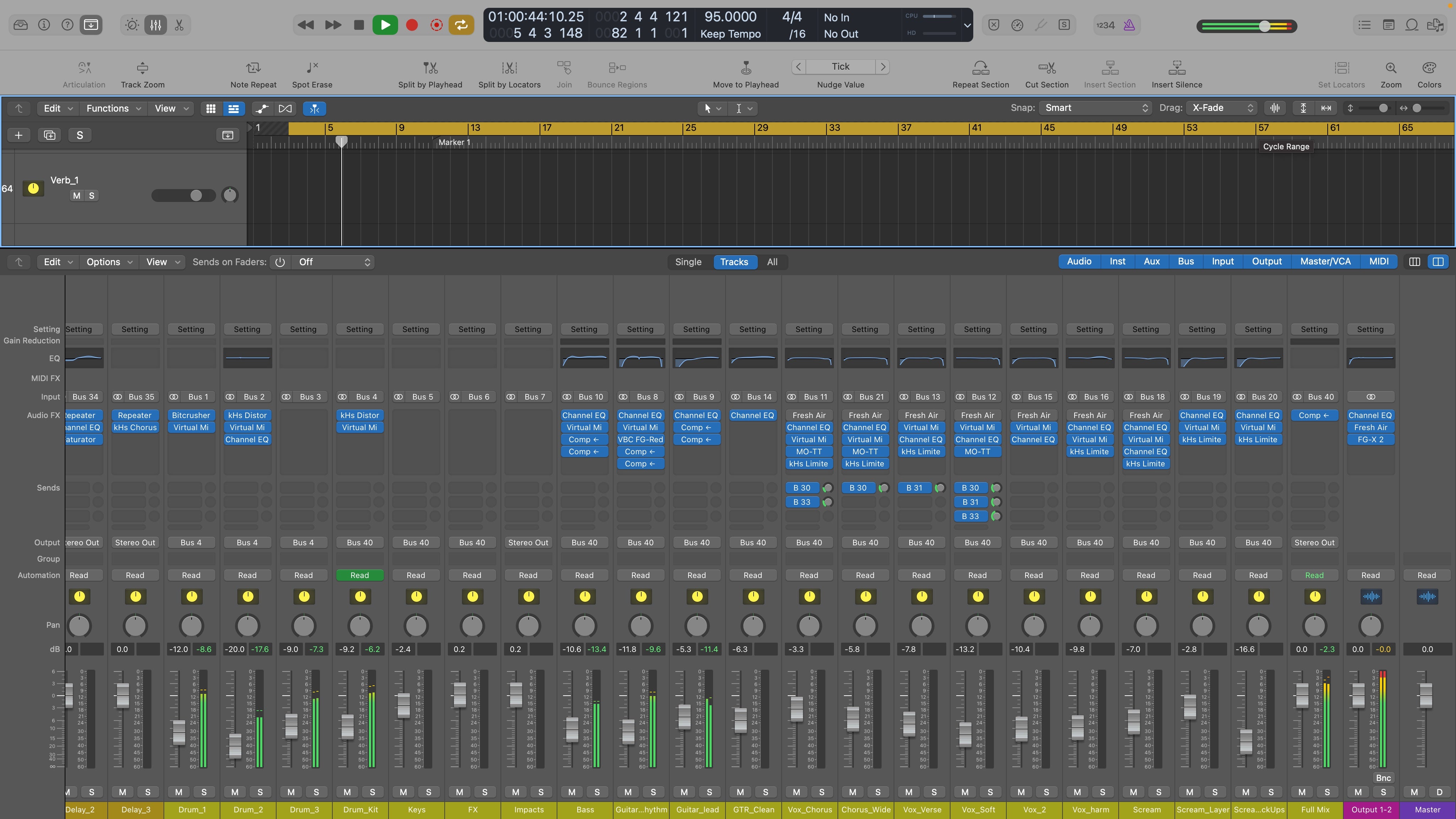 Heavy Rock Mixing and Mastering DAW Template