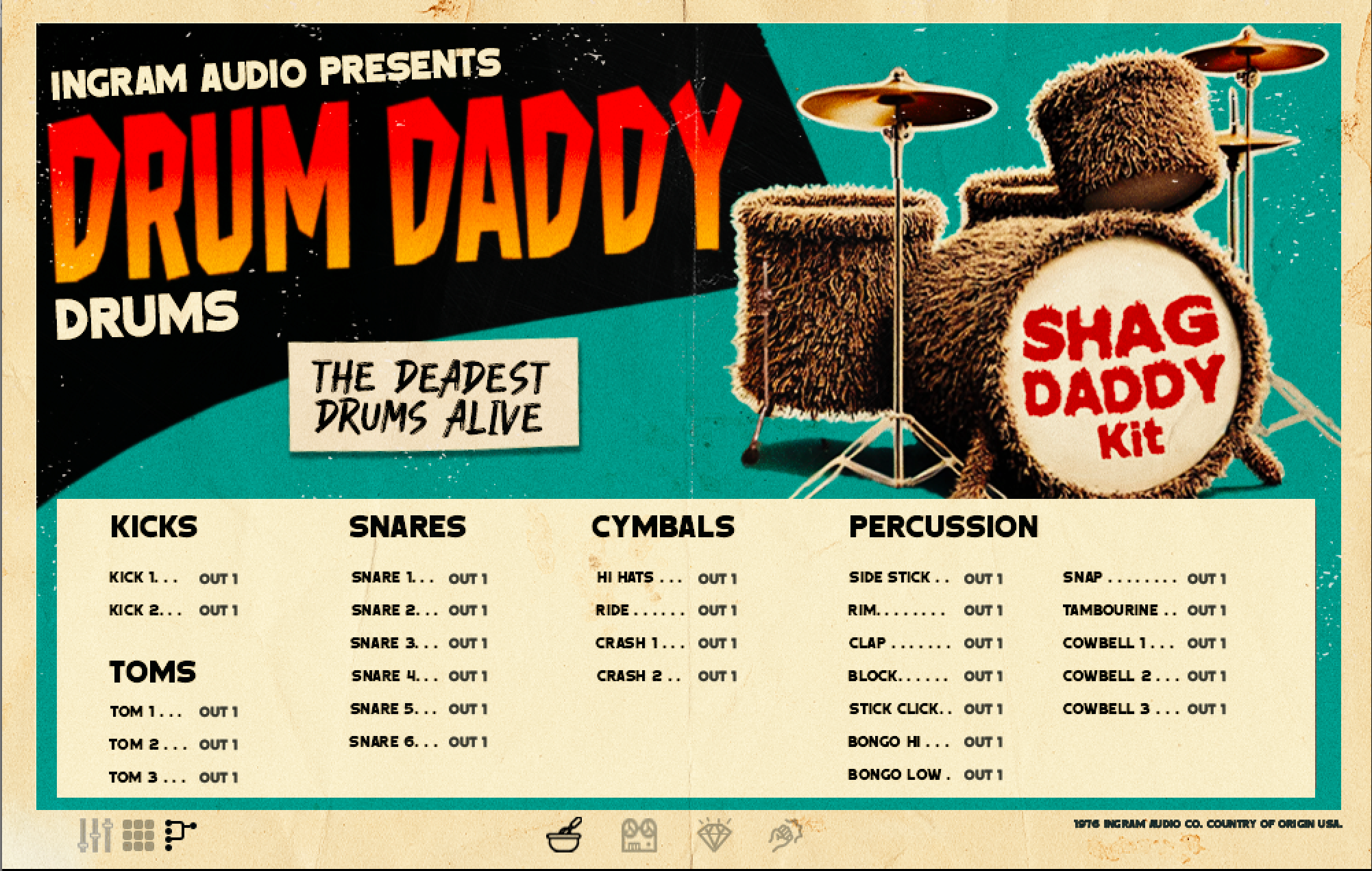 Drum Daddy - Shag Daddy Kit