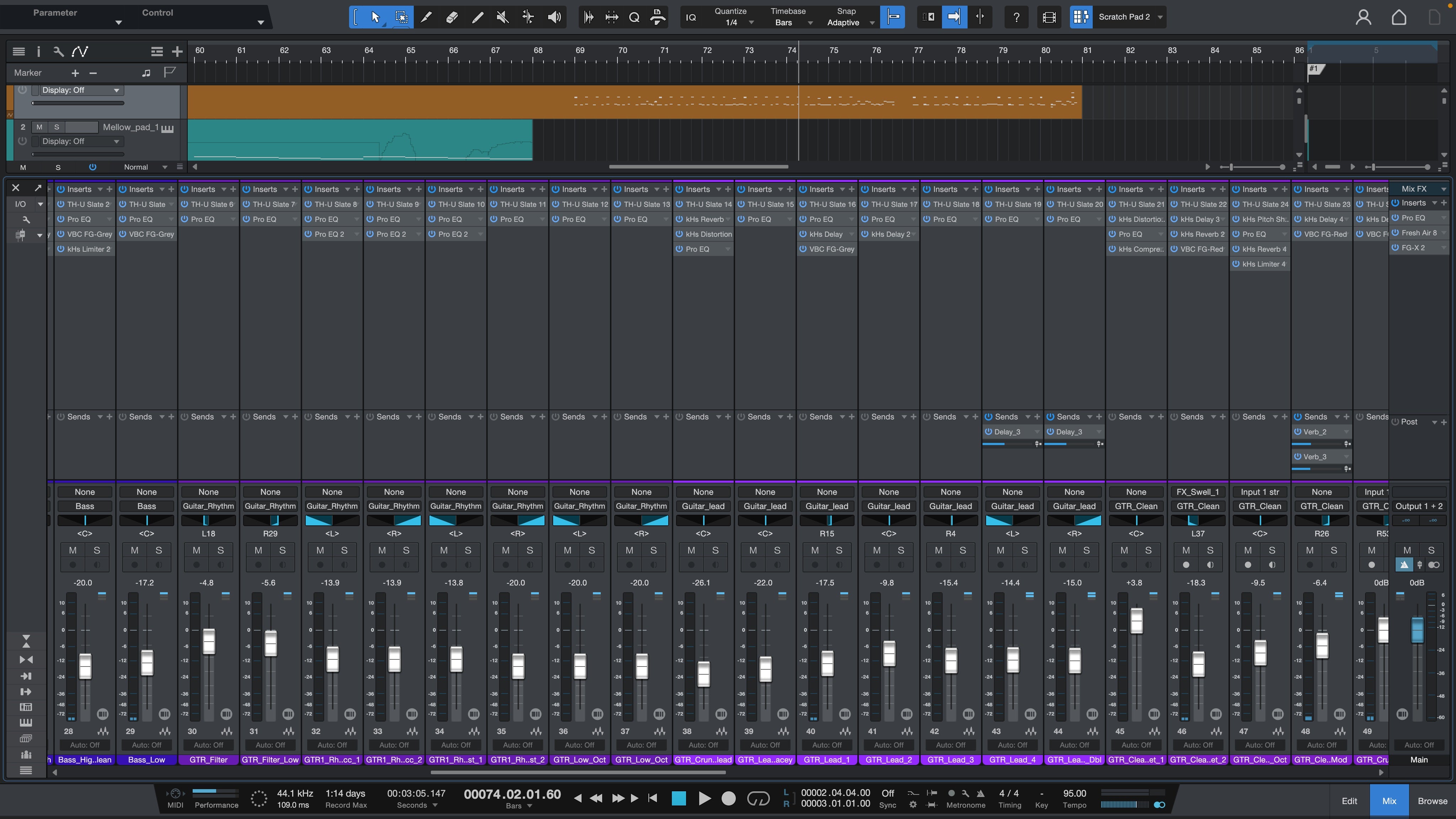 Heavy Rock Mixing and Mastering DAW Template